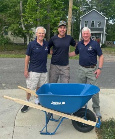 Replacing a broken wheelbarrow courtesy of Council #7538